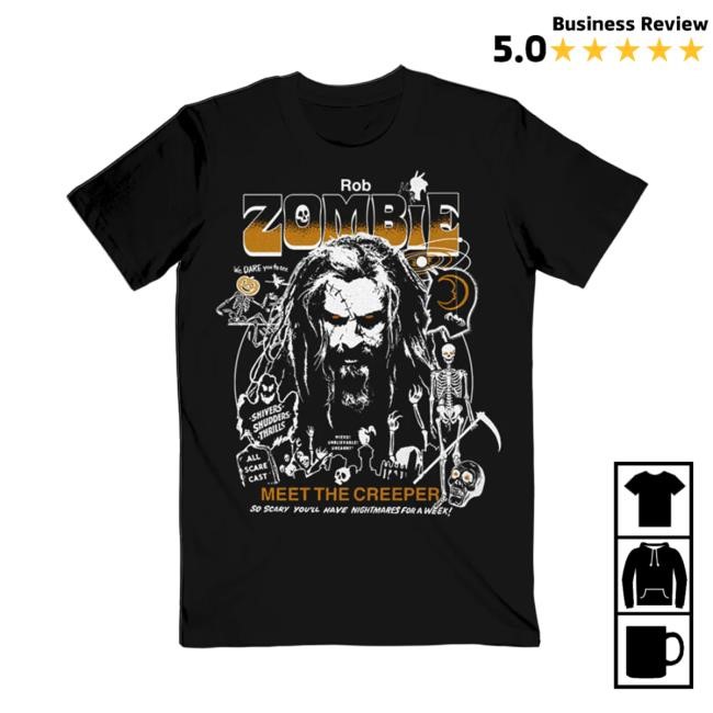 Meet The Creeper Short Sleeve Tee Rob Zombie Official Store
