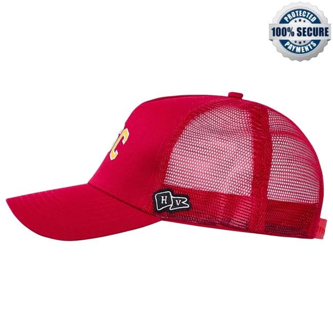 USC Trojans Unisex Hype and Vice Cardinal Trucker Hat USC Bookstores Officical