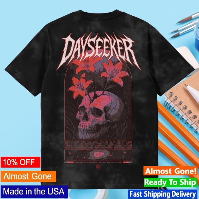 Official Dayseeker Merch Store Dayseeker Creature Metal Dye Shirts