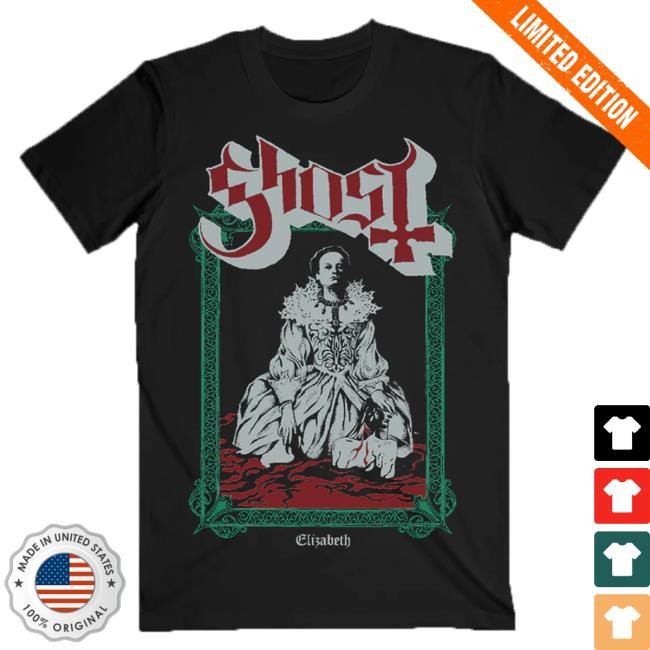 Ghost Band Merch Elizabeth Tee Dark Valentine Visuals