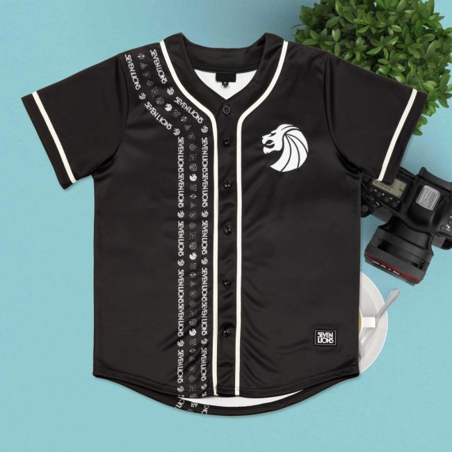 Official Black Staple Baseball Jersey