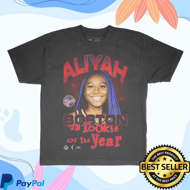 Official Pacers Team Store Adult Indiana Fever Aliyah Boston Rookie Of The Year T-Shirt