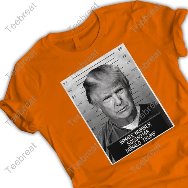 Barstool Sports Merch Inmate Number 502592148 Donald Trump Long Sleeve Shirt