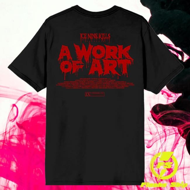 Terrifier Scream Tee Ice Nine Kills Venue Graphic Terrifier Scream Tee Ice Nine Kills Venue Graphic