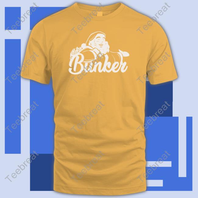 Bunker Branding Merch Bunker Santa Tee Shirt