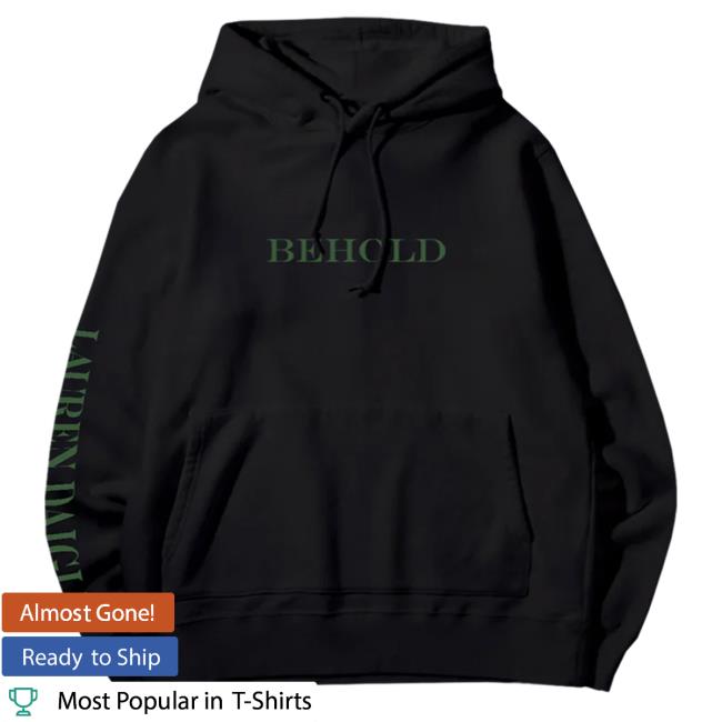 Official Lauren Daigle Store Merch Behold Christmas Pullover Sweatshirt Laurendaigle