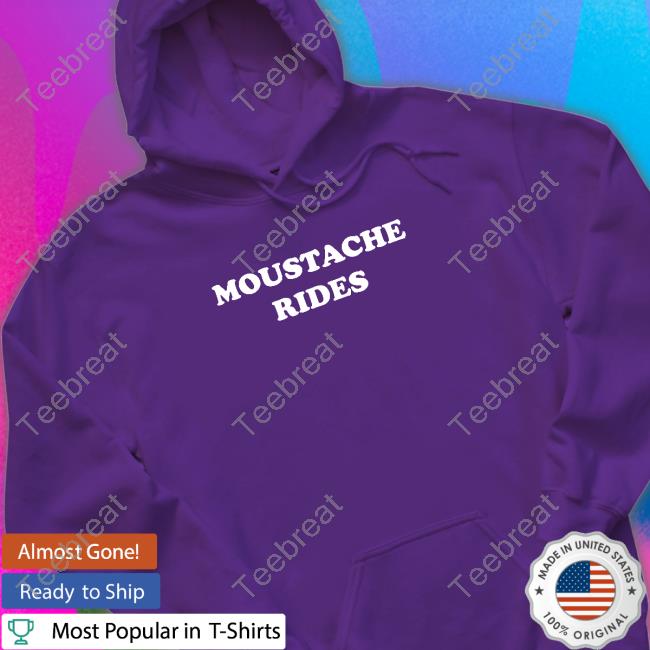 Super 70S Sports Store Moustache Rides Tee Shirt
