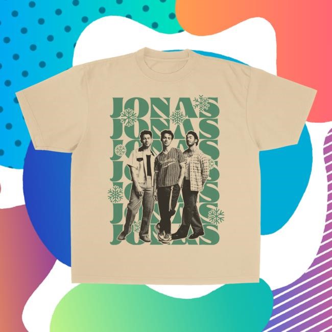 Jonas Brothers Jonas Snow Short Sleeve Tee Jonas Brothers Christmas Merch