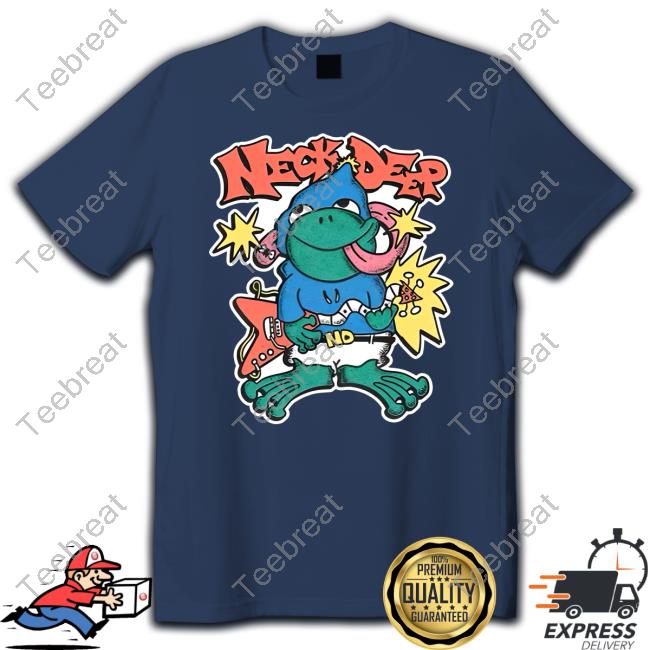 Official Neck Deep Frog Tee Shirt