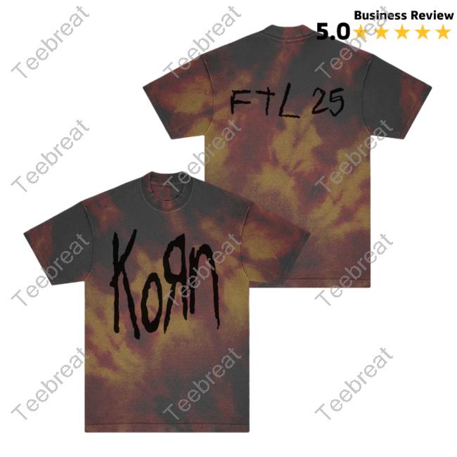 Korn Clothing Store Shop Follow The Leader Ftl 25 Dyed Tshirt Kornwebstore Merch