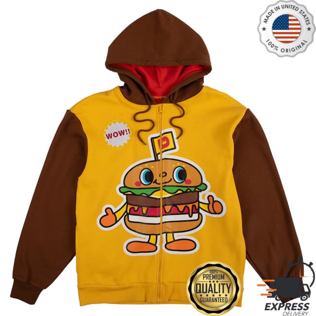 Official Sanrio Apparel Clothing Merch Store Shop Dokidoki Yummychums X Dumbgood Zip Hoodies