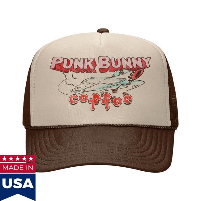 Punk Bunny Coffee Dookie Trucker Cap Green Day