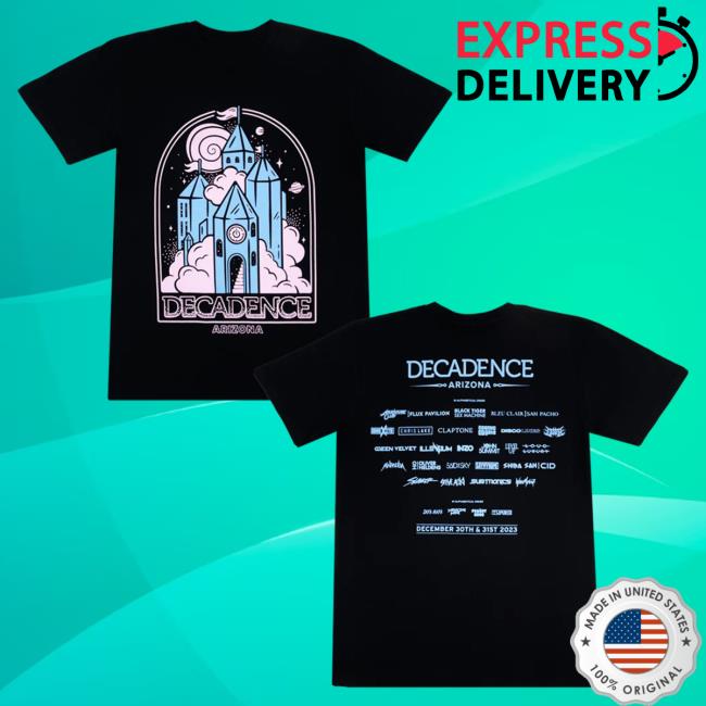Official Hello Merch Relentless Beats Decadence 2023 Lineup Shirt HelloMerch