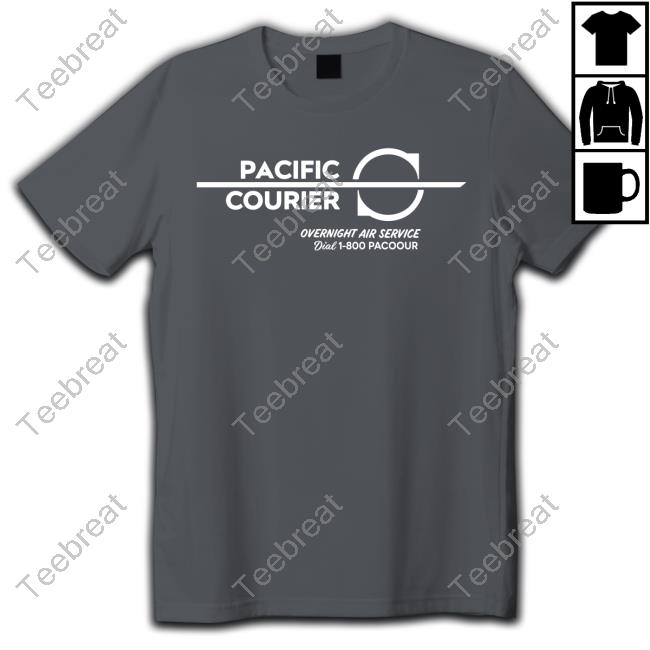 Pacific Courier Overnight Aire Service Original Tee Shirt Forest