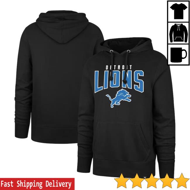 Official Detroit Lions Headline Pullover Hoodie