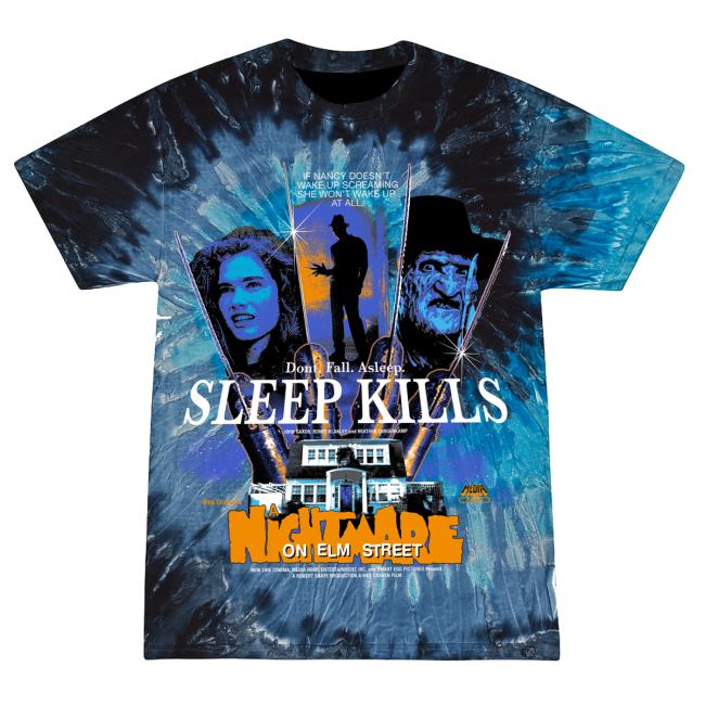 Official Studiohouse Designs Merch Store Noes Tiedye Attractive Shirt Only A Dream (Blue With Orange Ink) Studiohouse Designs Apparel Clothing Shop StudiohouseDesigns