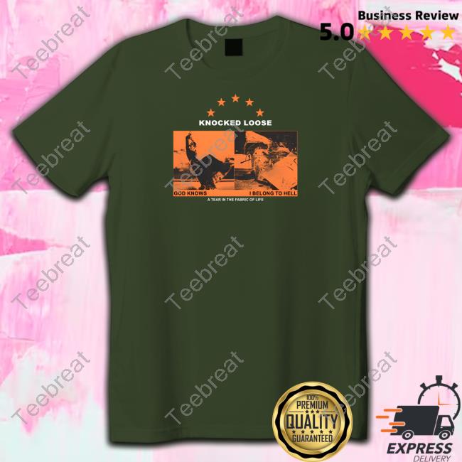 Knocked Loose Merch Knocked Loose Belong To Hell Tee