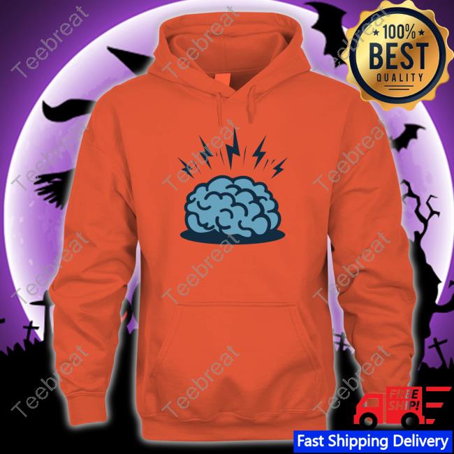 Brain Tee Shirt Drew Builds Stuff Merch Brain Long Sleeve