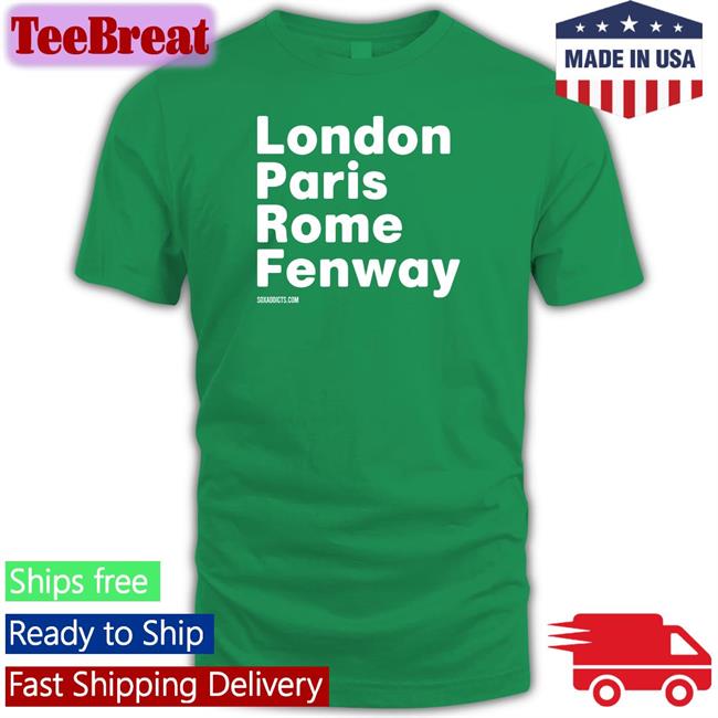 Addictsox London Paris Rome Fenway Shirt