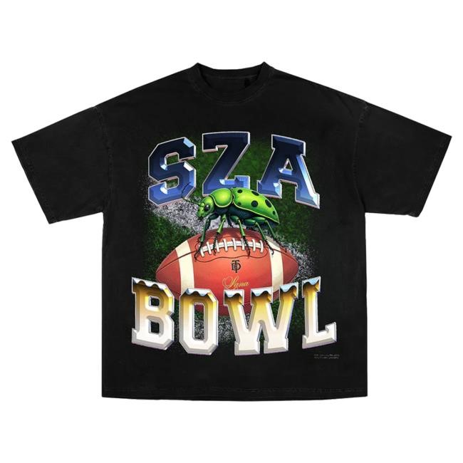 Official Sza Super Bowl Merch Sza - Sza Bowl Tee Solana Imani Rowe