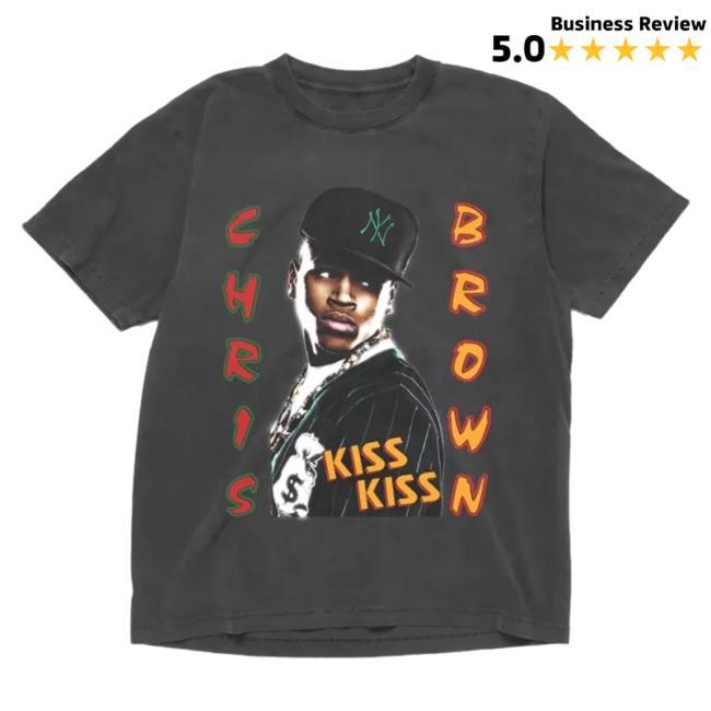Official Chris Brown Merch Store Shop ChrisBrown Kiss Kiss Lovey Dovey Ss Tshirt