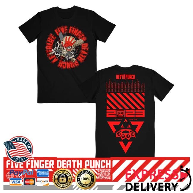 Official Five Finger Death Punch Merch Store Imm1nent Dang3r 2023 Itin Black Attractive Shirt Five Finger Death Punch Clothing Shop