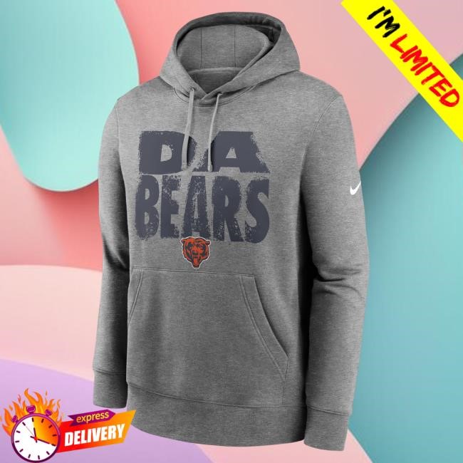 Retro Chicago Bears Nike Club Fleece Hoodie NFL Collector Wardrobe