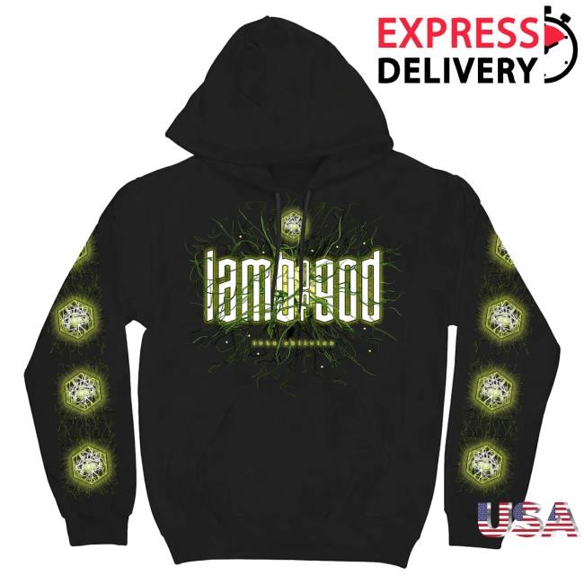 Premium Into Oblivion Glow Pullover Hoodie by Lamb of God