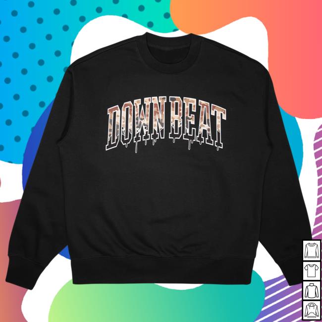 The Downbeat Merch Shop Varsity Camo Crew Neck Sweatshirt