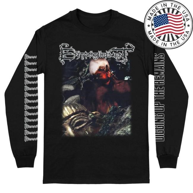Official Reality Fade Merch Store Entorturement 'Digging Up The Remains' Long Sleeve Tees