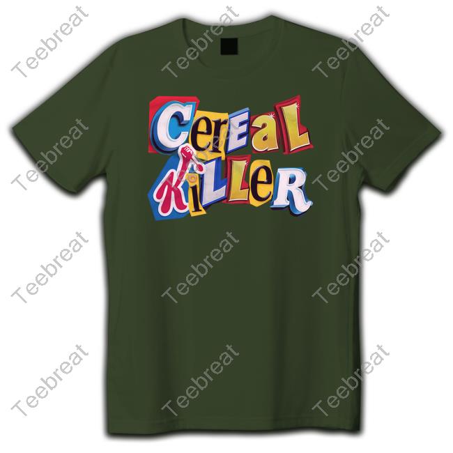 Cereal Killer Ransom Note T Shirt
