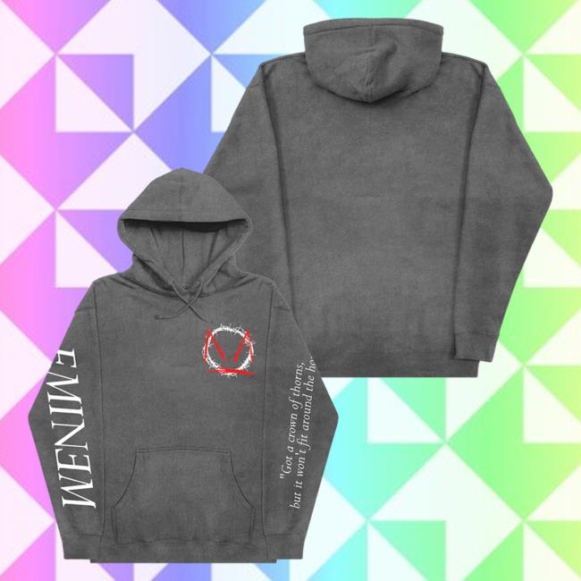Eminem Slim Shady Clothing Shop Store Slim Shady Mtbmb Music To Be Murdered By Lyric Pullover Sweatshirt SlimShady Merch
