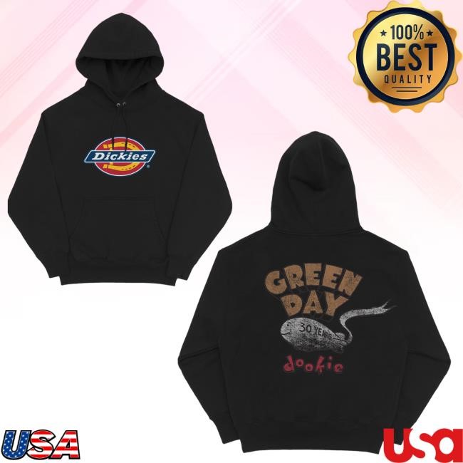 Official Greenday Merch Store Dickies X Green Day Bad Year Blimp Water Repellent Hoody