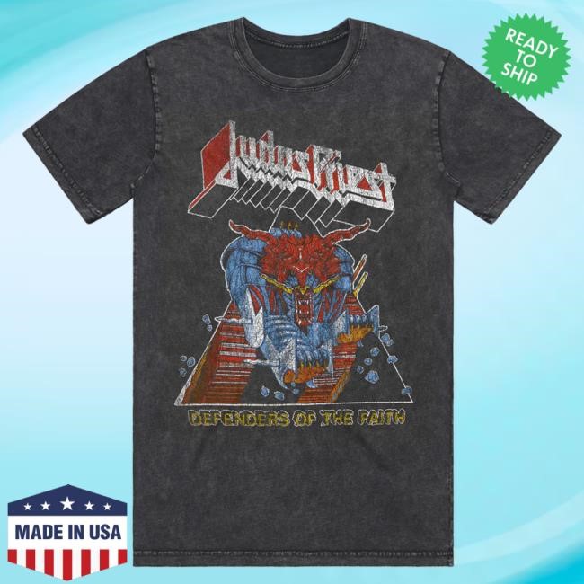 Official Judas Priest Defenders Vintage Top Shirt