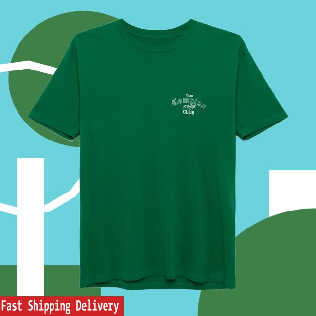 Official DDE Merch Store DDE Compton Racing Retro Shirt - Green DDE Clothing Shop