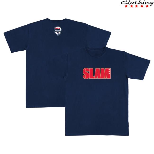 Official Slam Merch Store Shop SLAM x USA Basketball 50 Years Heavy Hot Shirt Slam Goods Apparel