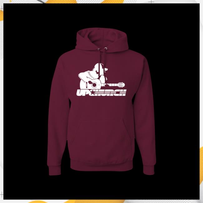Upchurch Merch Maroon Logo Crewneck Sweatshirt Upchurchmerch
