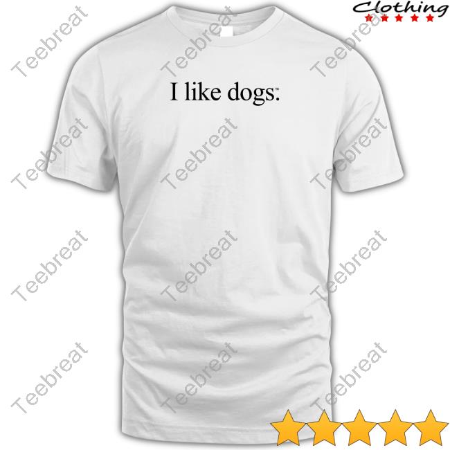 Official George Kittle Diogie Brand Merch I Like Dogs Tee Shirt
