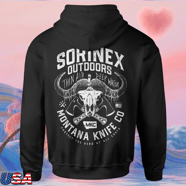 Official Montana Knife Company Mkc X Sorinex Outdoors Hoodies - Black
