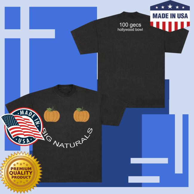 Official Atlantic Records Merch 100 Gecs Big Naturals T Shirt 100Gecs