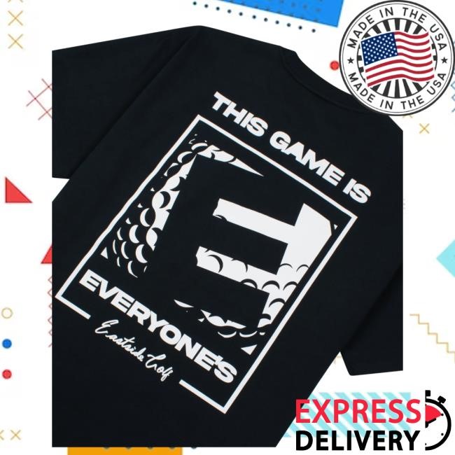Official Complex Merch Store Shop Eastside Golf Black E is for Everyone Tee