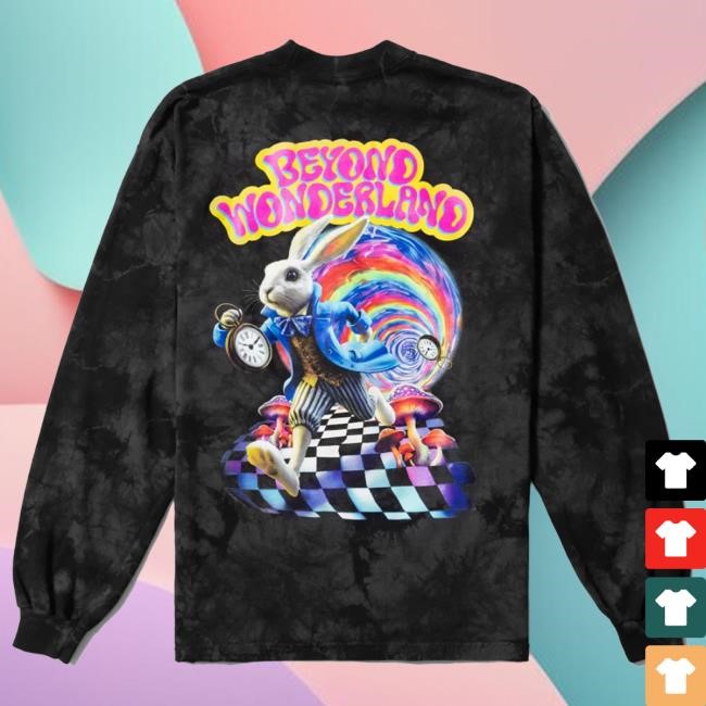 Insomniac Shop Beyond Wonderland Merch Where Is The Rabbit Tie Dye LS Tee