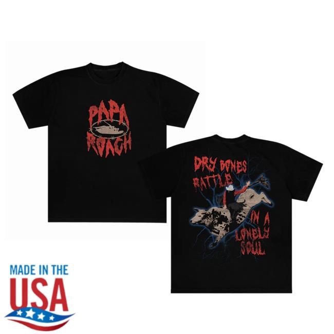 Thunder Bull New Shirt Papa Roach Merch