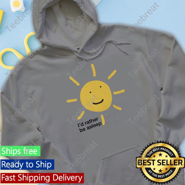 Official Shitheadsteve Merch I'd Rather Be Asleep Crewneck Sweatshirt