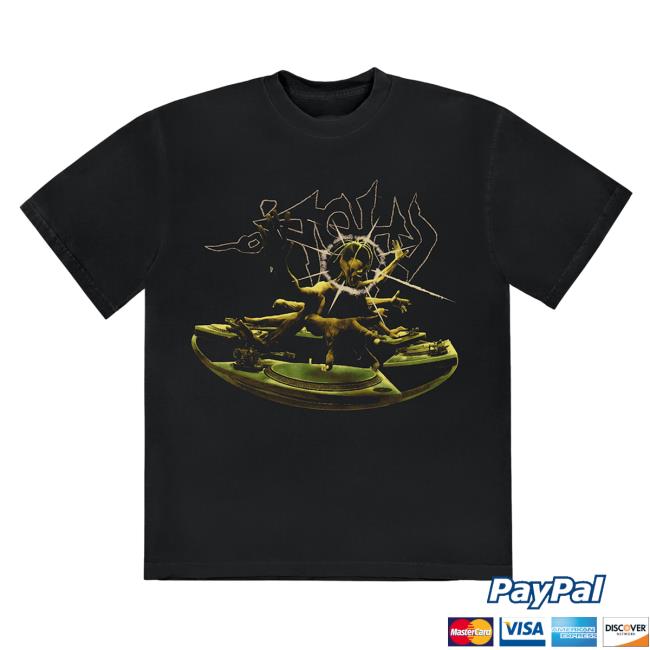 Official Travis Scott Merch Store Travis Scott DJ New Shirt Black TravisScott Shop