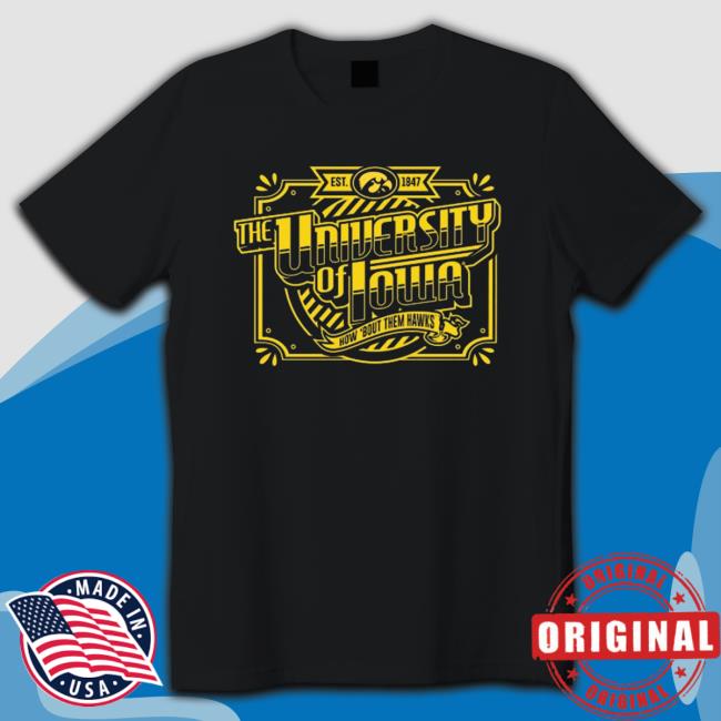 The university of Iowa how bout them hawks Sweatshirt Official The university of Iowa how bout them hawks Shirts