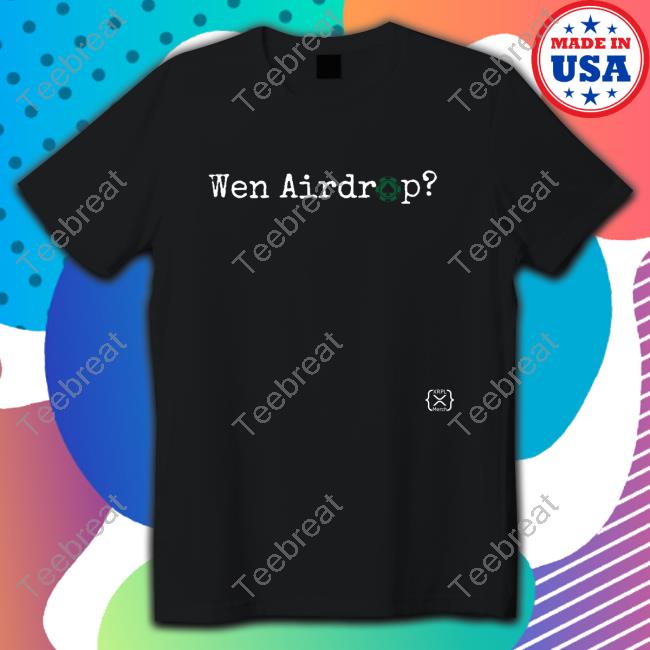 Casinocoin Wen Airdrop Shirt Black