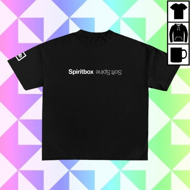 Spiritbox Spine Icon Black Tee Shirt Spiritbox Music Merch