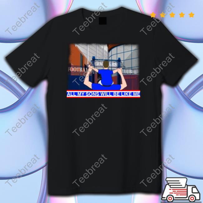 Official All My Sons Will Be Like Me Shirt