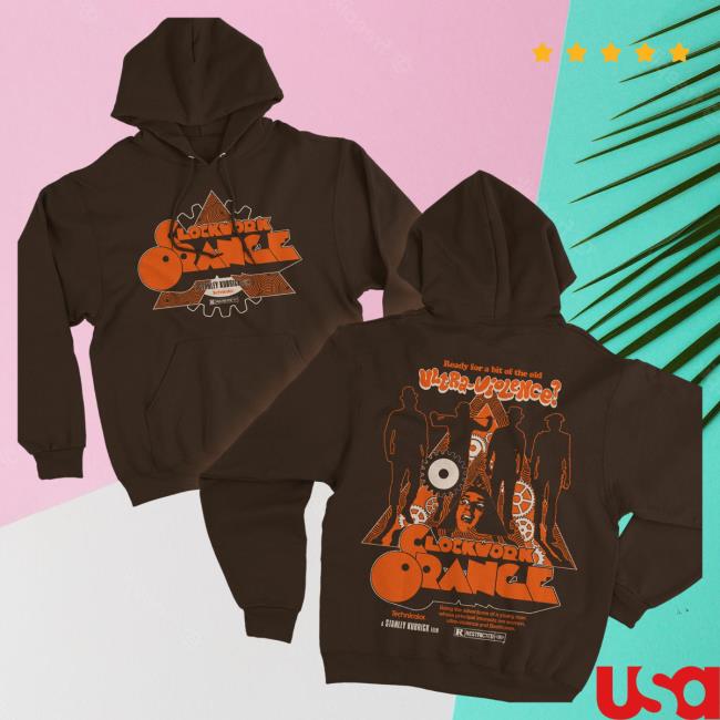Official Studiohouse Designs A Clockwork Orange Crewneck Sweatshirt
